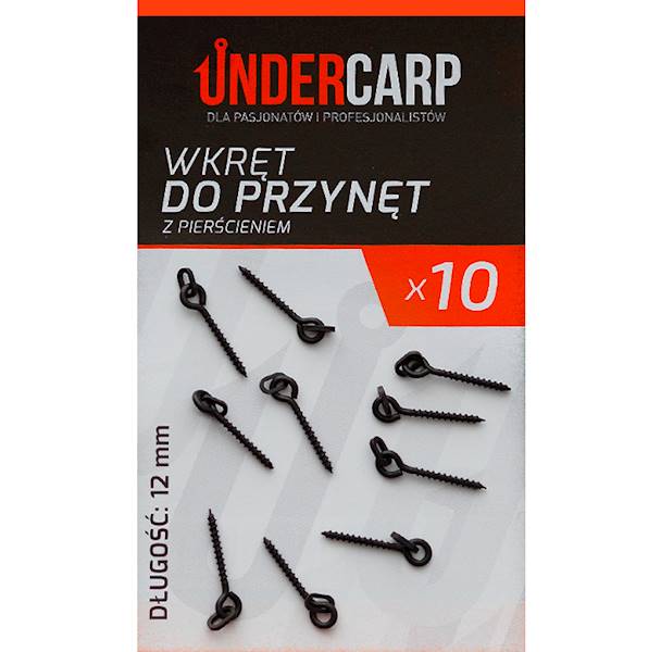 Wkręt do przynęt z pierścieniem 12mm