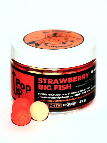 STRAWBERRY BIG FISH POP-UP 15MM