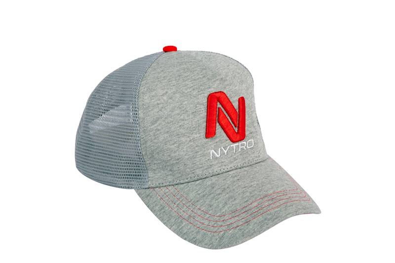 LIGHT MARL GREY TRUCKER NYTRO CAP- Czapka