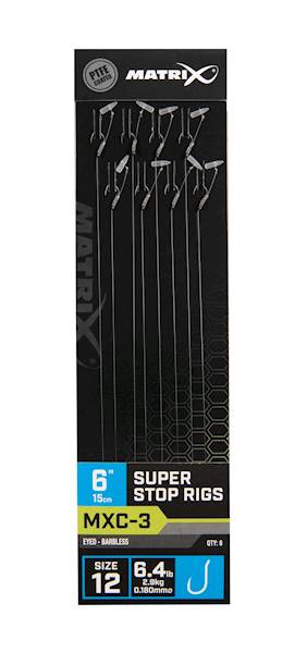 MXC-3 Sz12 Barbless 0.18mm Super- Przypony