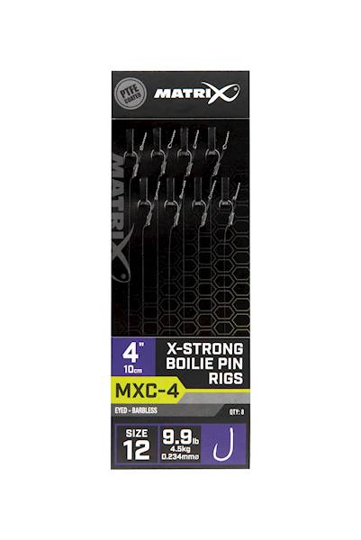 MXC-4 Sz 12 Barbless 0.23mmXS Bo- Przypony