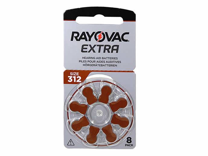 Baterie do aparatów słuchowych 312 RAYOVAC /bl-6sz