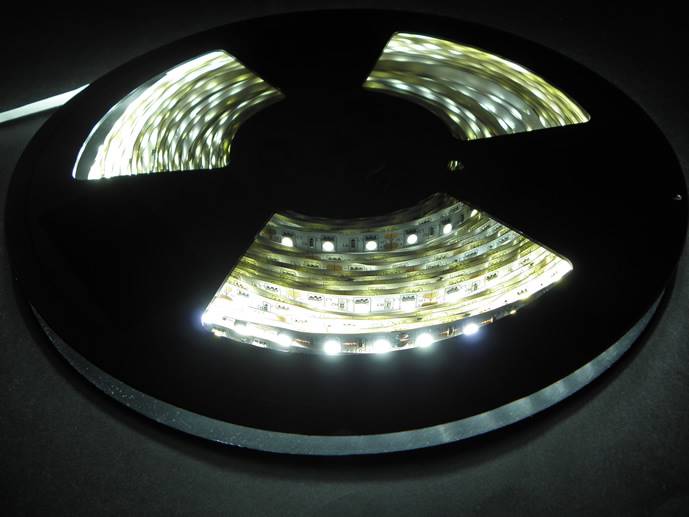Ekonomiczna taśma LED SMD5050 60/m zimna 25m