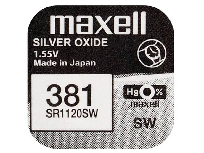 Bateria srebrowa AG8 381 SR1120SW maxell 1szt