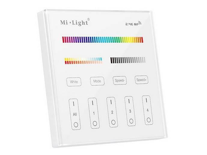 Panel, Mi-Light, 230V, 4-strefowy, RGB+CCT