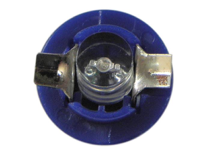 Żarówka B8.5d 1LED płaska, niebieska