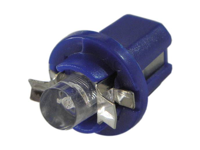 Żarówka B8.5d 1LED płaska, niebieska