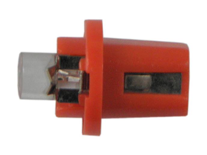 Żarówka B8.5d 1LED płaska, czerwona