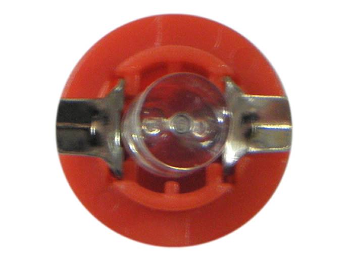 Żarówka B8.5d 1LED płaska, czerwona
