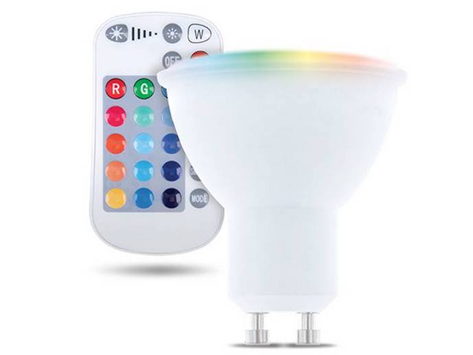 Żarówka LED GU10 RGB 5W