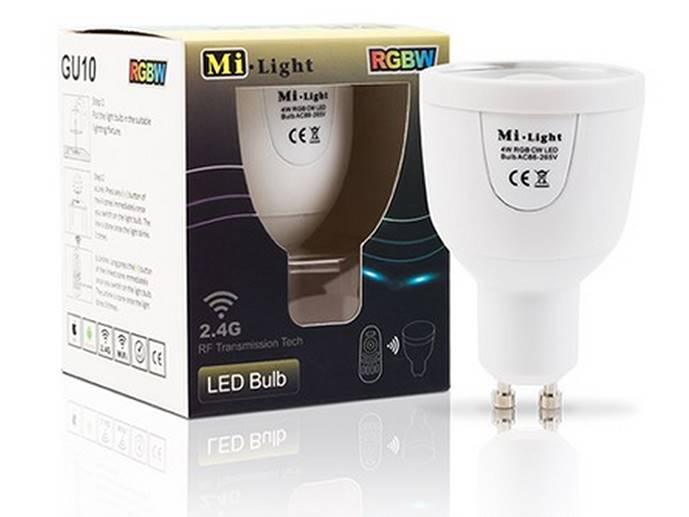 ŻARÓWKA LED GU10 Mi-light 5W RGB + CIEPŁY 230V