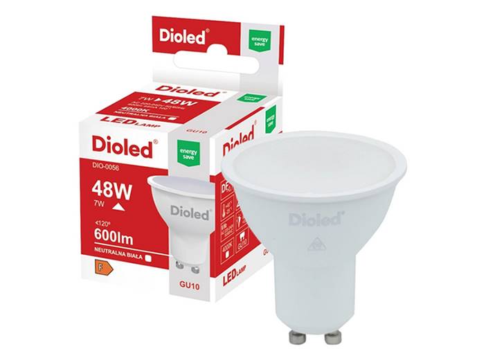 ŻARÓWKA LED GU10 7W 230V B.DZIENNA