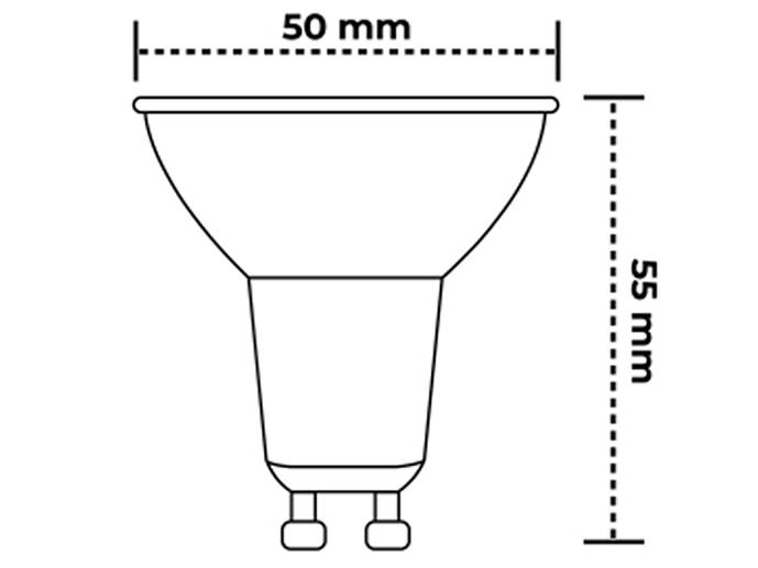 Żarówka LED GU10 7W b.dzienny