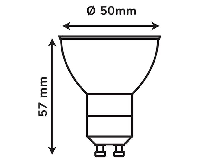 ŻARÓWKA LED GU10 7W B.DZIENNY