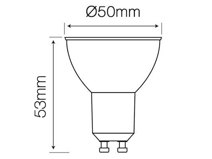 Żarówka LED GU10 5W 50ST. B.dzienny
