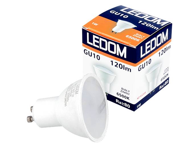 ŻARÓWKA LED GU10 1W B.ZIMNY