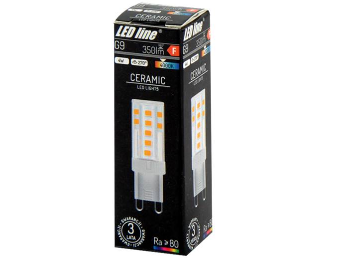 ŻARÓWKA LED G9 4W 230V  B.DZIENNA