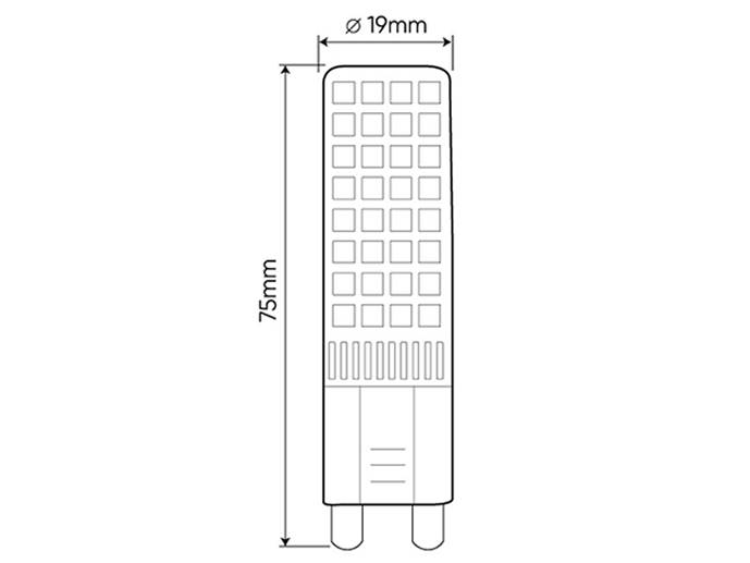 ŻARÓWKA LED G9 12W B.CIEPŁY