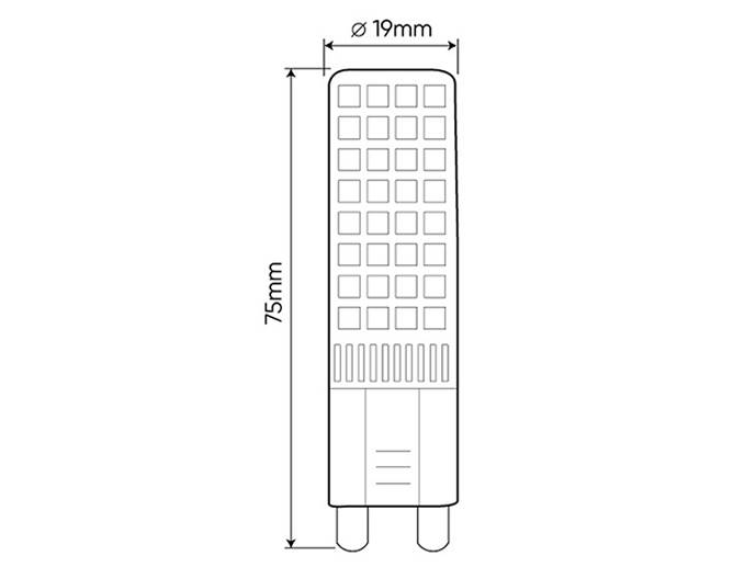 ŻARÓWKA LED G9 12W D.DZIENNY 230V