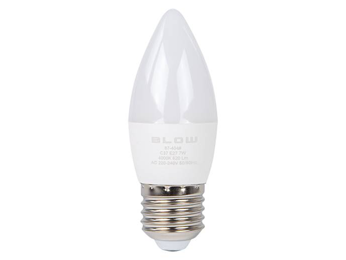ŻARÓWKA LED E27 7W B.DZIENNY świeczka