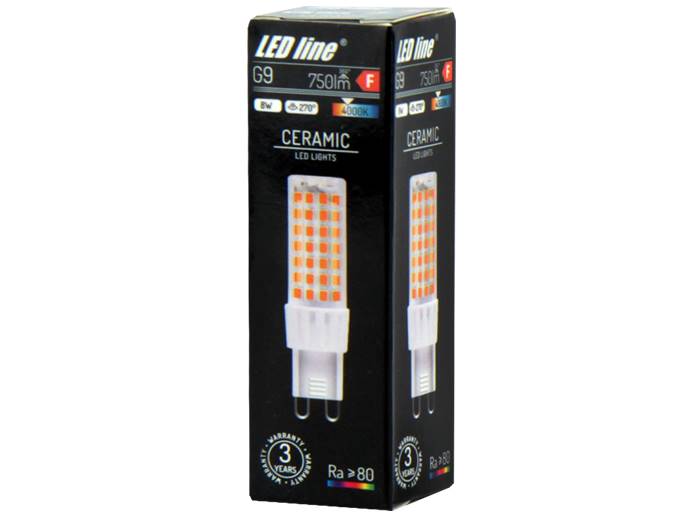 ŻARÓWKA LED G9 230V 8W B.dzienny