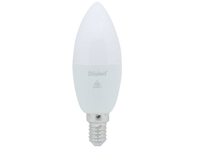 Żarówka LED E14 9W świeczka, biała zimna 