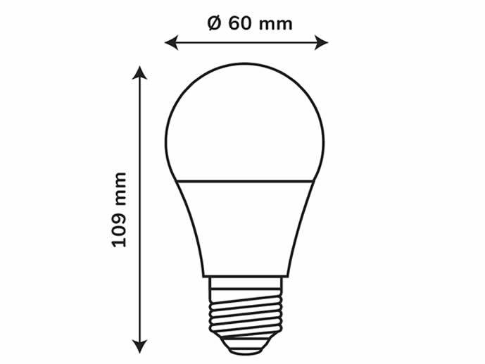 ŻARÓWKA LED E27 10W 230V 940lm B.DZIENNA
