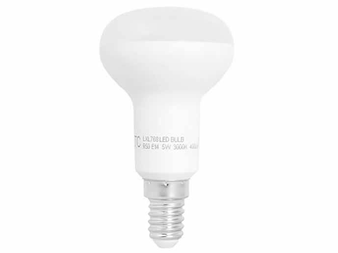 Żarówka LED E14 5W grzybek, biała ciepła