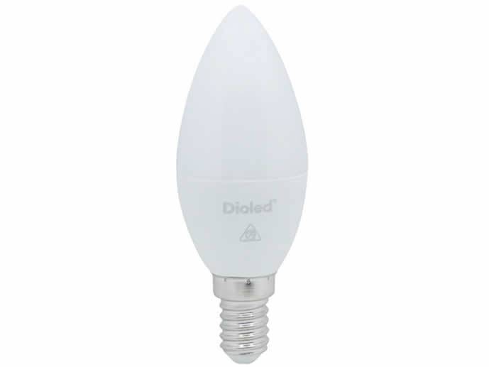 Żarówka LED E14 4W świeczka, biała ciepła