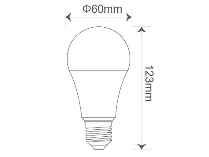 Żarówka E27 11W z czujka ruchu b.ciepły
