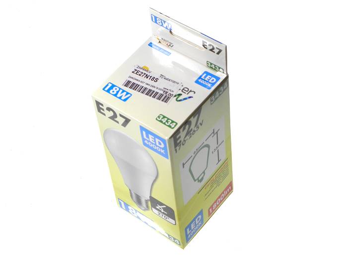 ŻARÓWKA E27 18W 230V B.DZIENNY