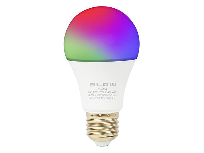 Żarówka E27 10W  RGB TUYA  ster.smatfonem