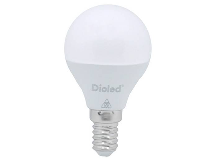 Żarówka LED E14 6W kropla/ kulka, biała neutralna 