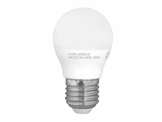 Żarówk LEd E27 8W b.ciepły kulka