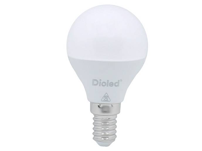 Żarówka LED E14 4W mała kulka, biała neutralna