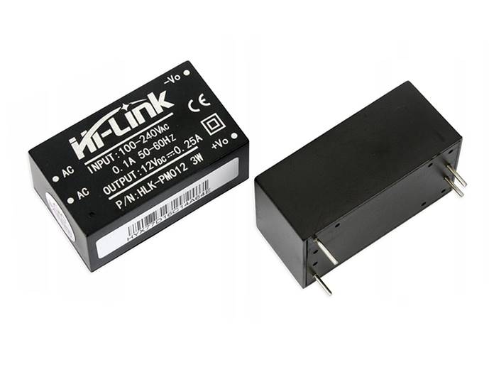 Zasilacz miniaturowy plastikowy 12V 0,25A 3W