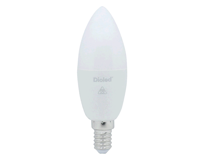 Żarówka LED E14 9W świeczka, biała ciepła