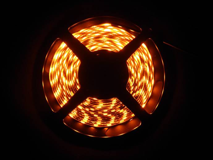 Taśma LED SMD5050 60/m pomarańczowa 5m
