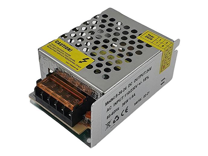 Zasilacz montażowy 24V 1,5A 36W