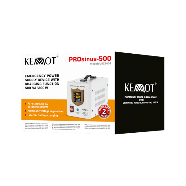 Zasilacz awaryjny PROsinus-500 