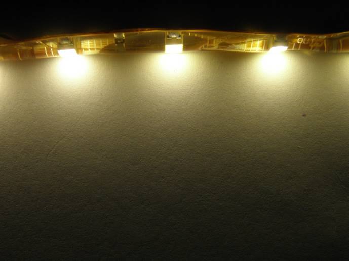 Taśma LED 5mm żelowana biała ciepła 5cm