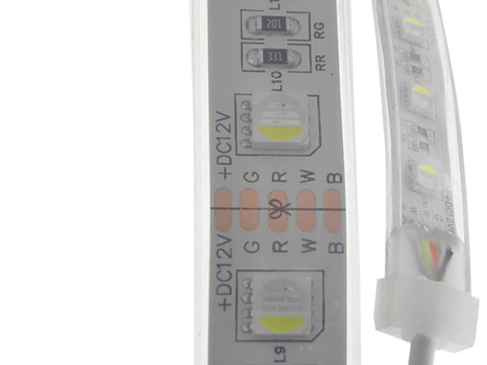 Taśma LED SMD5050 60/m IP67 RGBW zimna 1m