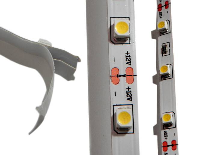 Taśma LED 5mm biała ciepła 5m