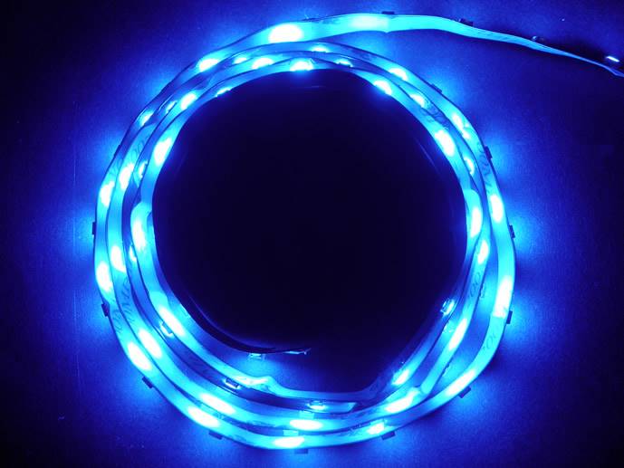 Taśma LED SMD3528 60/m niebieska 1m