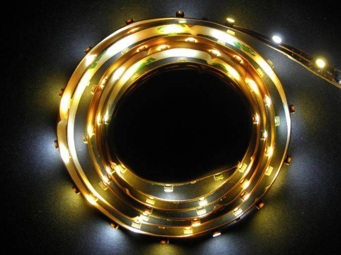 Taśma LED SMD3528 60/m biała dzienna 1m