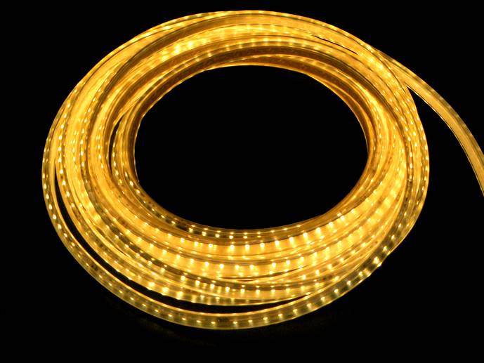 Taśma LED 230V biała ciepła 1 m