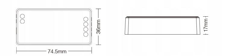 Sterownik RGBW FUT038S Milight Miboxer