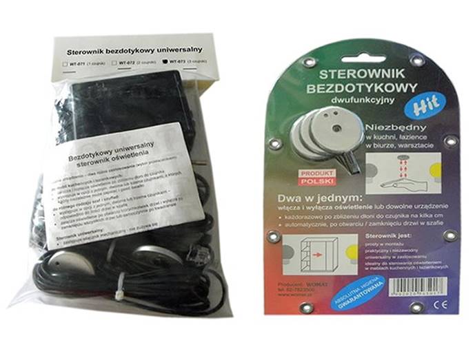 Sterownik bezdotykowy 3 czujniki