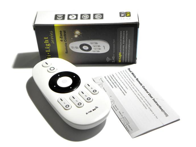 Ściemniacz LED 144W PILOT 4 strefy CW/WW WI-FI 007