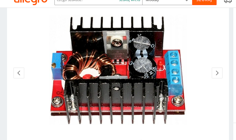 PRZETWORNICA STEP-UP 150W